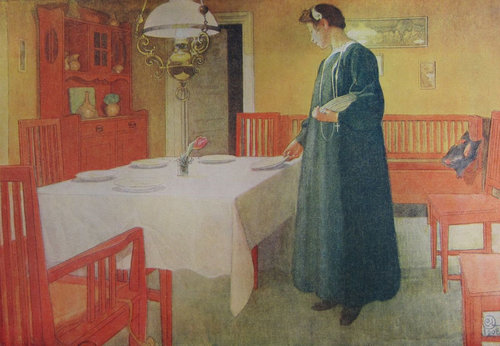 Lisbeth dressant le couvert 3