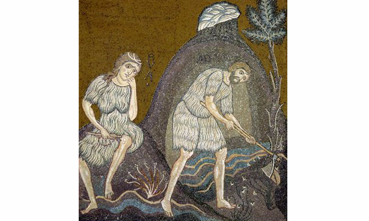 Monreale-6-Adam-et-Eve-travaillent