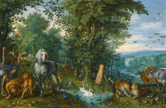 Brueghel-de-velours--Jardin-d'Eden-National-Gallery-Londres
