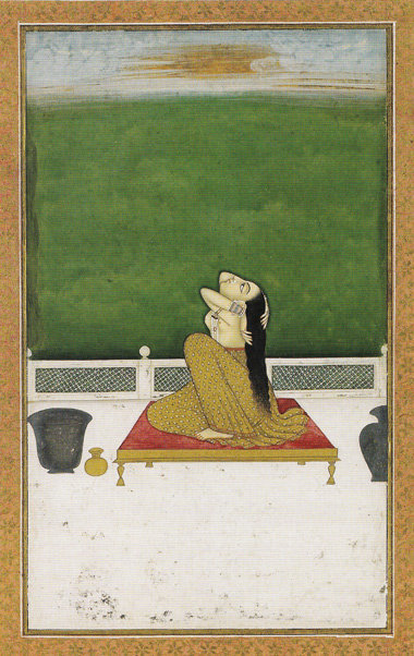 1 Femme-à-sa-toilette-peinture-indienne
