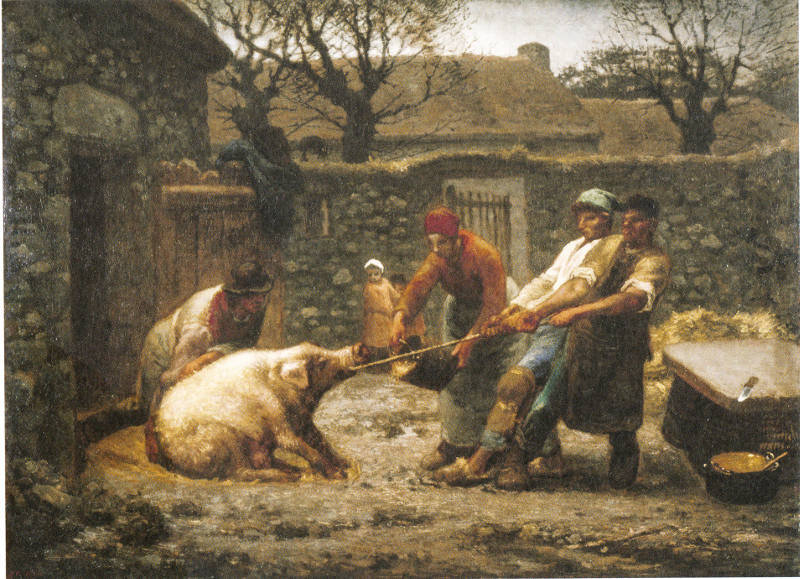 Millet Tueurs de cochon