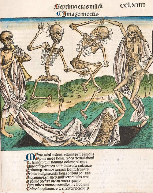 Danse des squelettes de la Chronique de Nuremberg