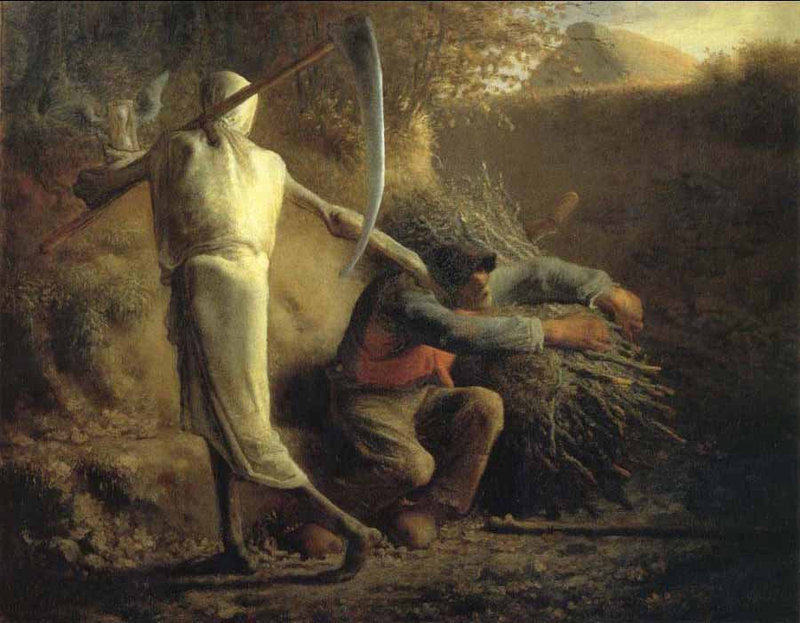 Millet_la mort et le bucheron