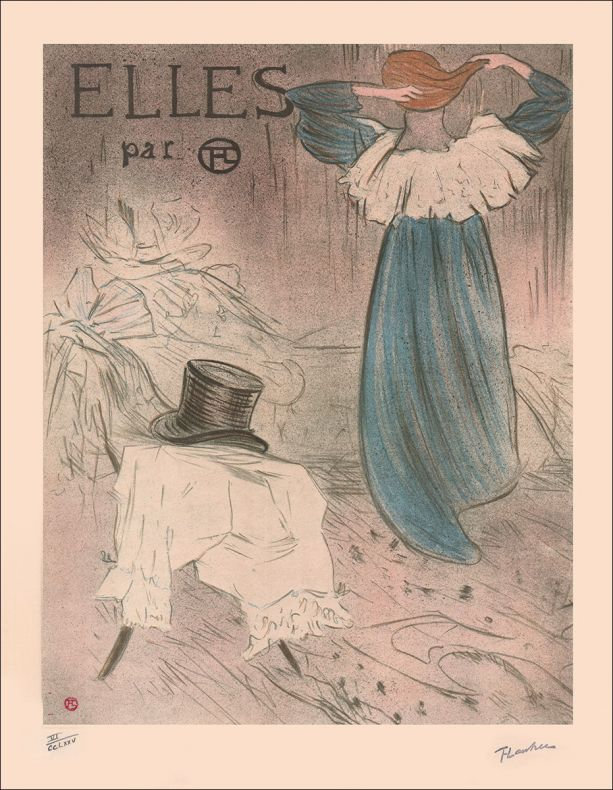 Toulouse-Lautrec Couverture Elles
