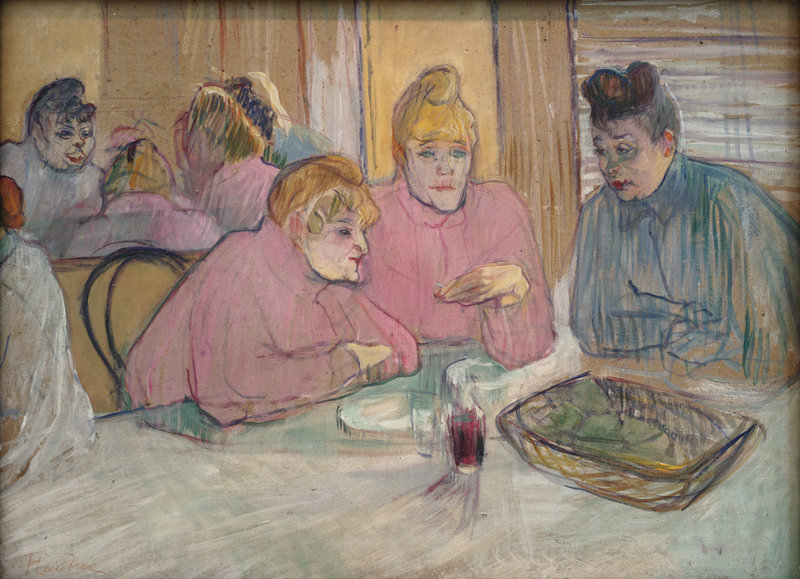 Toulouse-Lautrec Ces dames au réfectoire 1893-1894