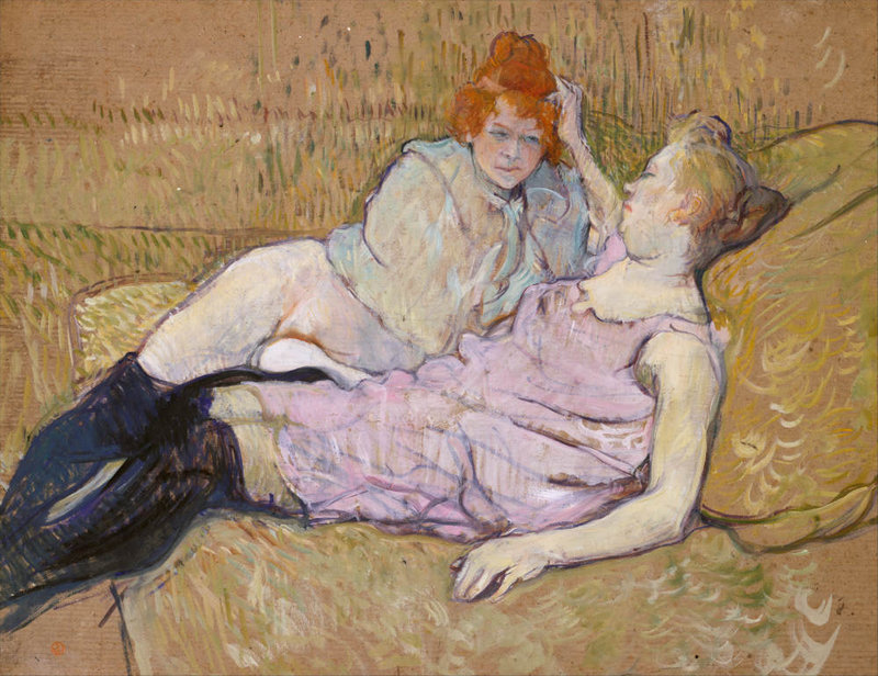 Toulouse-Lautrec Le sofa r