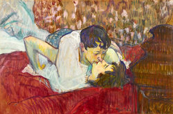 Toulouse-Lautrec Le baiser 1893