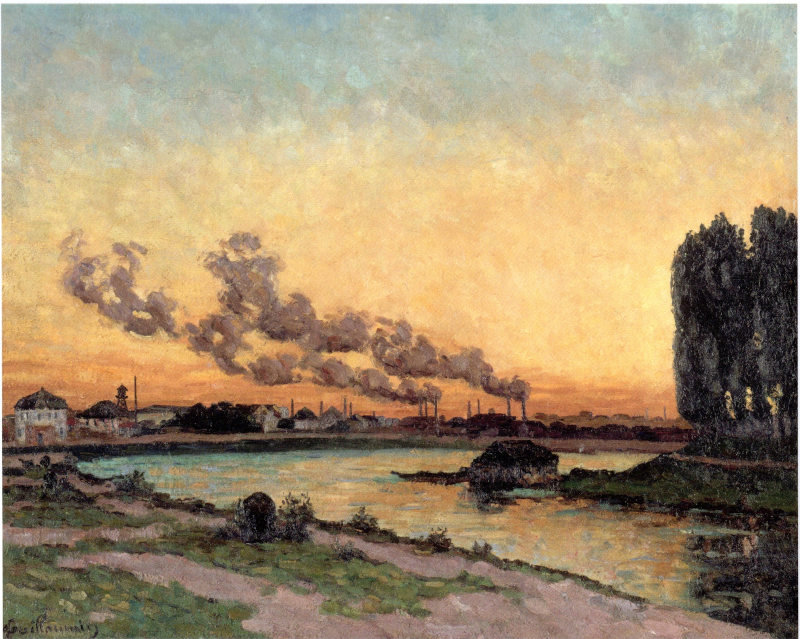 Armand Guillaumin Soleil couchant à Ivry