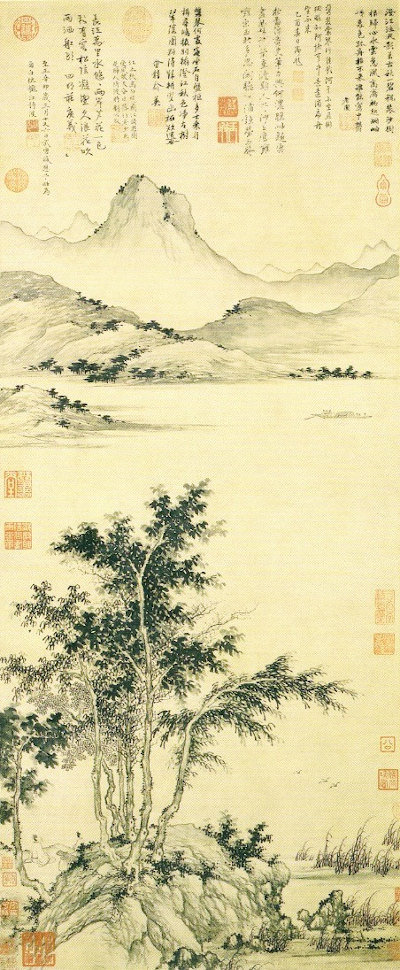 4 Attente_du_bac_près_d'un_fleuve_en_automne_Sheng_Mao