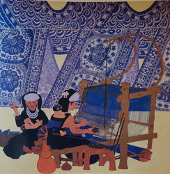 15 Meng Guiming  Tisserandes Yao  Province du Guǎngxī