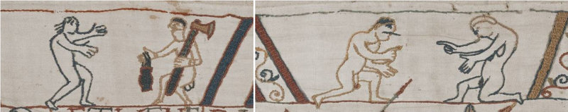 22 Tapisserie Bayeux Scènes érotiques