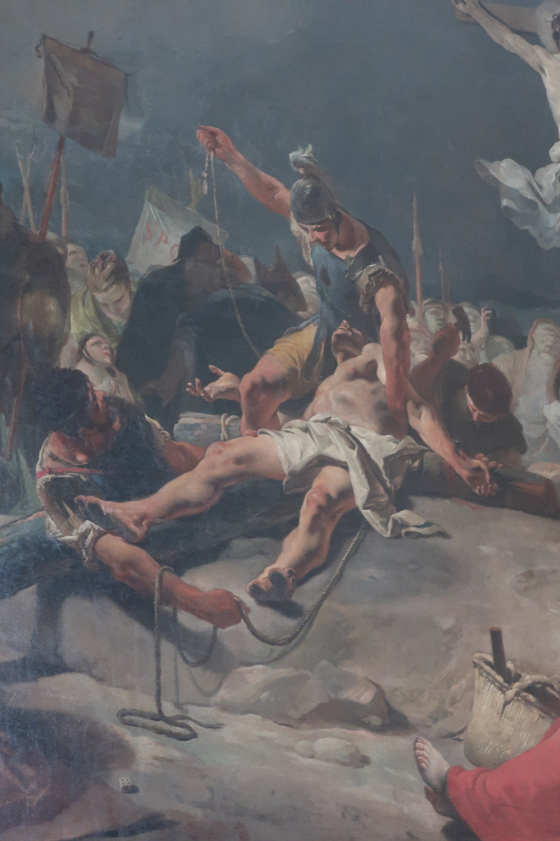 2 Crucifixion Tiepolo 1724-1725 détail