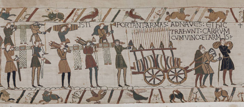 6 Tapisserie Bayeux Chargement des navires