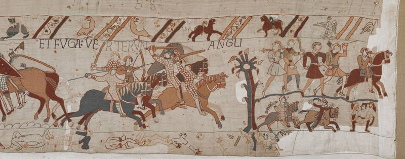 30 Tapisserie Bayeux Fuite des Anglais