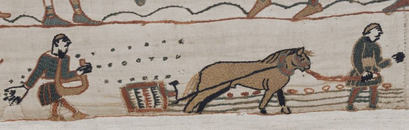 32 Tapisserie Bayeux Semis et hersage