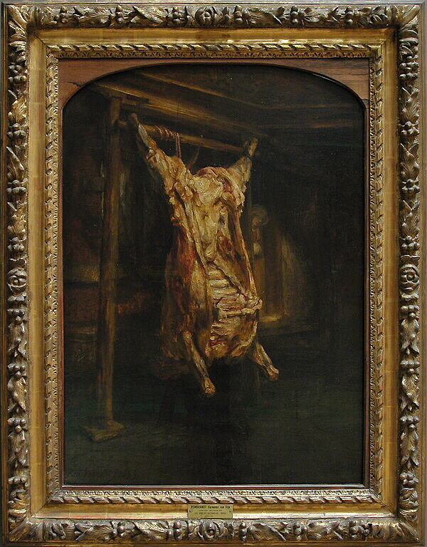 8 Rembrandt Le boeuf écorché