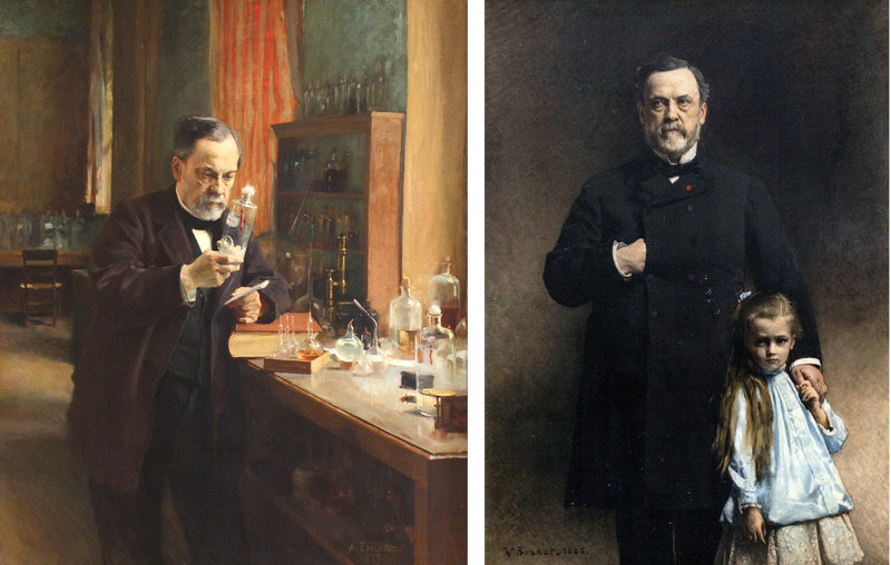 Portrait comparé de Pasteur Edelfelt Bonnat
